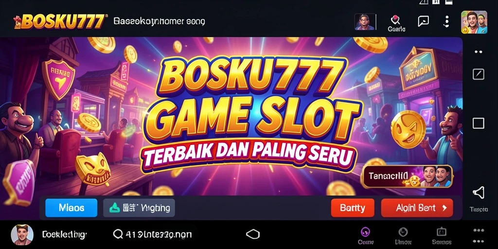 Screenshot gameplay <strong>BOSKU777</strong> yang menampilkan keseruan permainan slot.