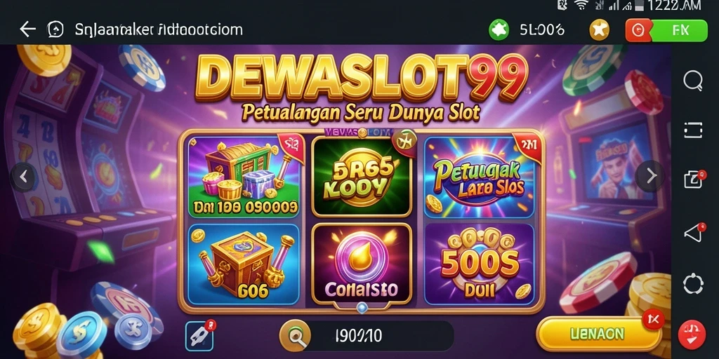 Screenshot gameplay DEWASLOT99 yang seru dan menantang.