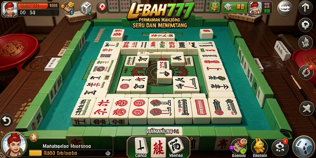 Tampilan gameplay LEBAH777 yang menarik dan penuh tantangan Mahjong.
