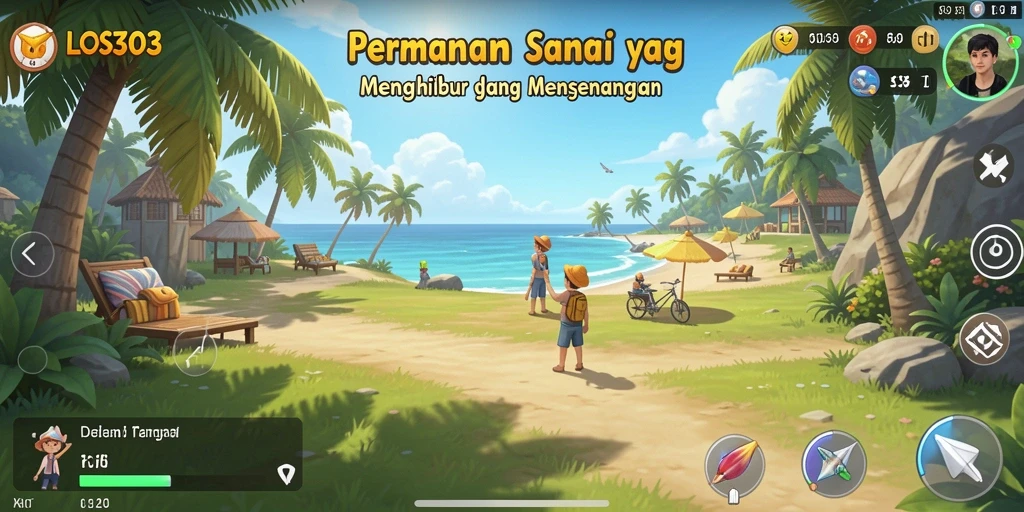Tangkapan layar menunjukkan gameplay yang seru dan menghibur dari LOS303.