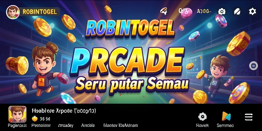 Tampilan seru gameplay <strong>ROBINTOGEL</strong> dengan aksi arcade yang mengasyikkan.