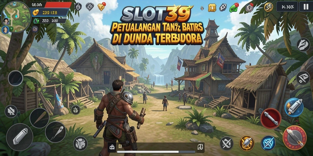 Menampilkan gameplay SLOT39 yang penuh petualangan di dunia terbuka.